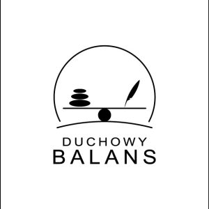 logo znak graficzny i napis duchowy balans